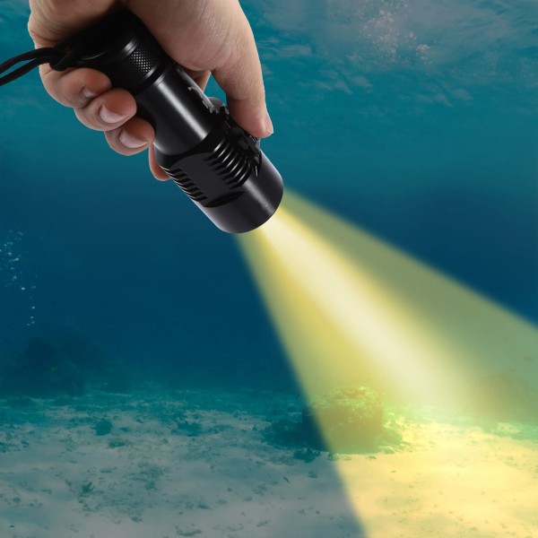 Unbranded Scuba Dive Light Diving Flashlight Torch Lamp LED 400