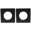 BokWin 2 Pcs Square Wall Split Flange Cover Escutcheon Plate