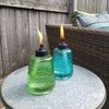 TIKI Carnival Glass Tabletop Torches, 3-Pack – Decorative Outdoor Tabletop