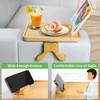 Wooden Sofa Arm Tray, Normal Size 11.8x8.6 Couch Armrest Tray,