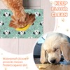 Dog Food Mat Absorbent Dog Cat Bowl Mat for Food