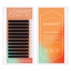 ANNAFRIS Easy Fan Individual Eyelash Extension, Self-Fanning 0.07 D Curl,