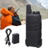 5W Two Way Walkie Talkie Handheld Rechargeable Civilian Radio Walkie