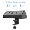 Jgstkcity Desk Clamp Power Strip,40W Total Fast Charging Station,2 PD