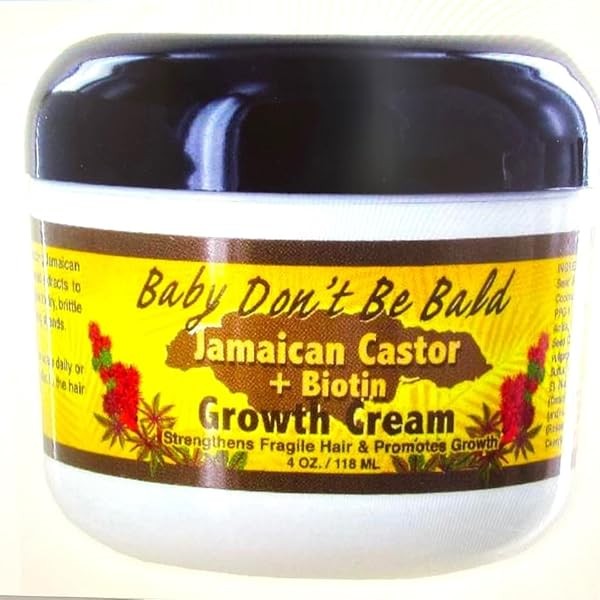 ba-by don't be bal.d jamaican hair growth cream with biotin