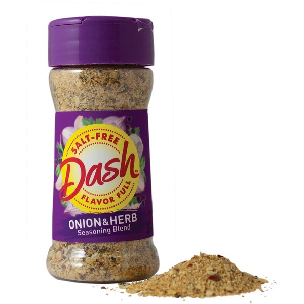 Dash Salt-Free Seasoning Blend, Onion & Herb, 2.5 Ounce