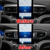 ruihe 2pc Carbon Fiber Color Centre Air Conditioning Dashboard Vent
