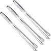 12 Inch Stainless Steel Korean & Japanese BBQ Tongs -
