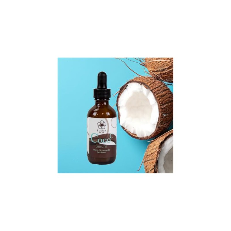 Sérum de suero de vitamina C y aceite de coco,