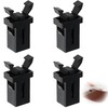 4 PCS Bin Lid Clasps Replacement, Durable Bin Lid Catches