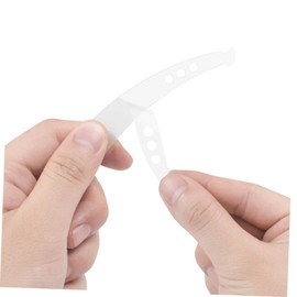 Healvian 2sets Flexible Eyebrow Ruler Transparent Measurement Tool for Symmetrical Brows for Makeup Artists and Beginners and Easy to Use Accessory