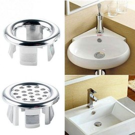 Overflow Cover Sink Bathroom Vanity Overflow Replacement Cover Cover B SE03106 100ea