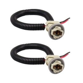 Liujjyh LED License Plate Light Socket with Wiring Harness Compatible with F150 F250 ...