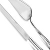 Hudson Essentials Hammered 18/10 Stainless Steel Cake Knife & Cake