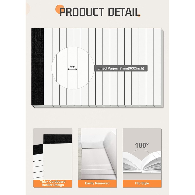 12 Pack A7 Small Pocket Notepad for Office Mini Note