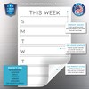 Dry Erase Weekly Calendar Planner Sticker Decal | Removable &