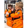 Little Adventures Orange Astronaut Dress Up Costume - Machine Washable