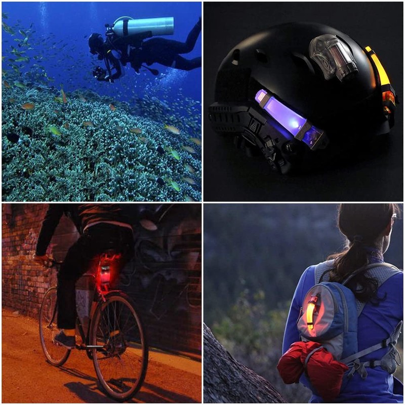 T.D.Well Survival Game Helmet Light, V-LITE IR Light, Waterproof, Signal