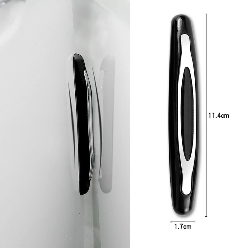 Lotsdonxia 4-Pack Car Door Edge Protectors Shock-Absorbing Bumper Strips for