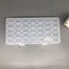 GSHLLO 35 Grids Clear Plastic Bead Storage Boxes Diamond Painting