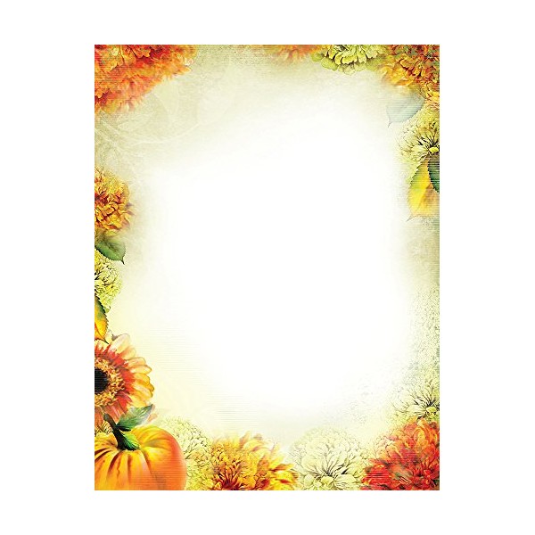 Great Papers! Autumn Foliage Letterhead, 80 count, 11" x 8.5"