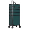 AROUS Rolling Makeup Train Case 4 in 1 Cosmetology Case