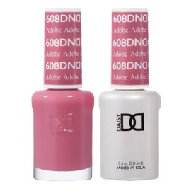 DND Gel Polish Set - 1 each of Pink Gel Polish and Pink Nail Polish, 016 Darken Rose, 0.5 Fl Oz