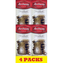 Archway 4x Archway Homestyle Classics Crispy Windmill Cinn Almond Cookies 9 Oz - 4 BOXES