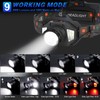 WARKAR LED Headlamp Flashlight, 2000 Lumens Super Bright Rechargeable Headlight