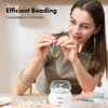 Beadact Electric Bead Spinner with 4620 PCS Clay Beads, Battery-Powered