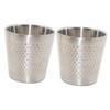 FOMIYES 2 Pcs Men's Daily Shave Stainless Steel Shaving Bowl