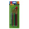 Scribbles Assorted Fabric Paint Brushes 5pk
