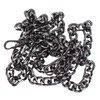 8pcs Curb Chain 8 Side Milled Straight Buckle 1.2meter DIY