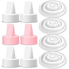 Maymom - Piezas de bomba compatibles con Spectra S1 Spectra S2 Spectra Incl Válvula de pico de pato de repuesto Spectra S2 Piezas de repuesto no originales Spectra Bomba Spectra (6 Membrana 4)