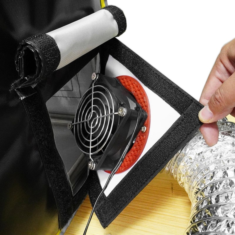 3D Printer Enclosure with 3-Layers Filter Adjustable Speed Ventilation Fan