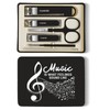 Music Lover Gifts for Men Nail Clipper Set, 6 Pcs