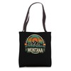 Montana Mountain Outdoor Adventure Camping Hiking Camper Tote Bag