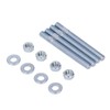 Carburetor Studs Kit,3.5in Carburetor Studs Set Metal Carb Mounting Stud