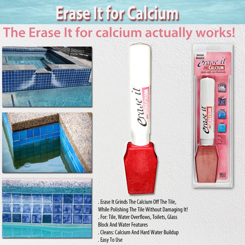 Erase It for Calcium Rust Stains Algae On Concrete Plaster