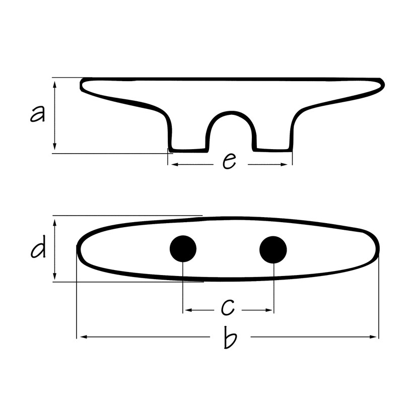 SeaSense Cleat 10-Inch Nylon Black