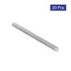 sourcing map Pack of 20 Threaded Rods M6 x 80