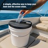 2-Pack Mesh Lids for 5 Gallon Bucket, Compatible with Yeti
