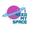 I Need My Space Stickers, Funny 3.5" Vinyl Decal Sticker