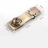 TOP-VIGOR 4 Inch Zinc Alloy Door Lock Hasp, Right Angle