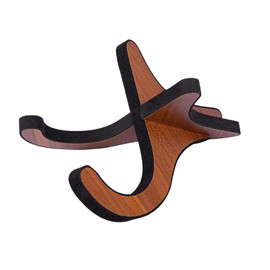 Ukulele Stand, Ukulele Holder, Guitar Stand, Ukulele Rack, Portable Foldable Wooden Instrument Stand X-Frame Stand with Sponge Edge, for Ukulele, Mandolin, Violin, Small Guitar
