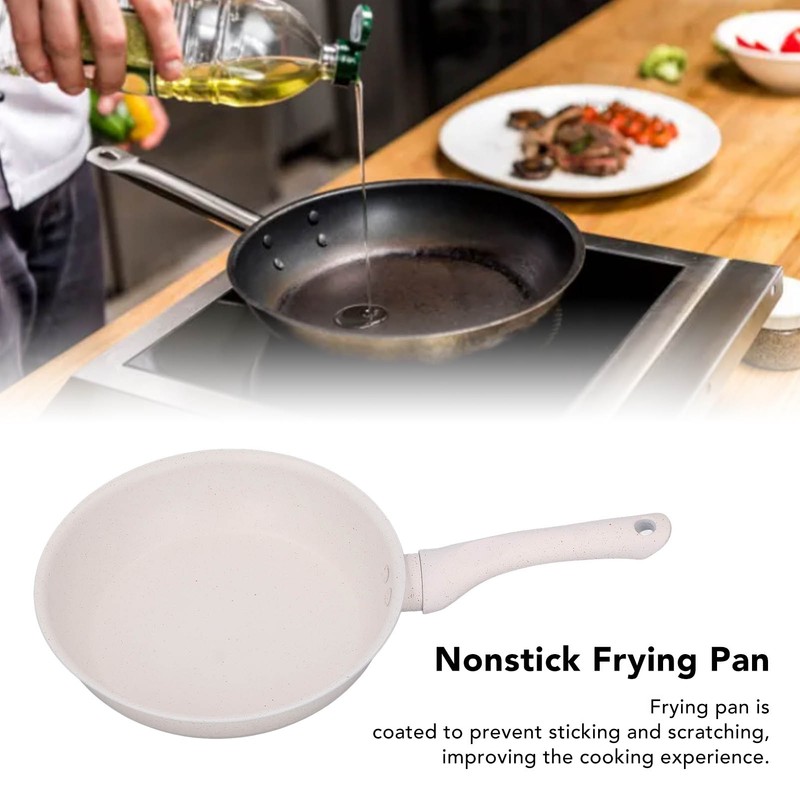 Nonstick Frying Pan Aluminium Alloy Rapid Heating Multifunction Ergonomic Handle