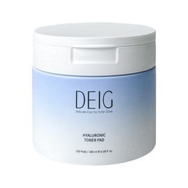 Daig Hyaluronic Hyaluronic Acid Cooling Hot Sensation Soothing Moisture Toner Pad, 1 piece, 100 sheets / 데이그 히알루로닉 히알루론산 쿨링 열감 진정 수분 토너 패드, 1개, 100매입