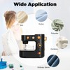Black Sewing Machine, Basic Sewing Machine 5 Stitch Types Portable