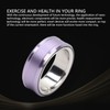 Smart Ring Purple Pedometer Deep Waterproof Lightweight Smart Health Ring