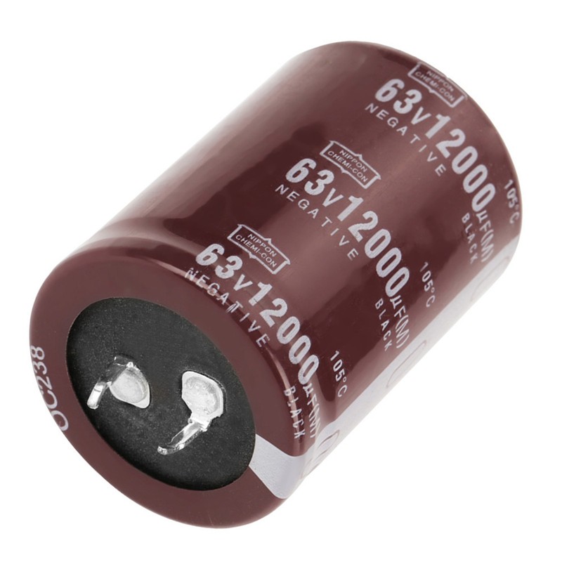 2pcs Audio 63V 12000uf Filter HIFI Electrolytic Capacitor 35*50mm for